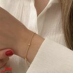 دستبند ژوپینگ مدل ظریف توپی