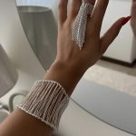 بنگل آبکاری نقره مدل پرنسا