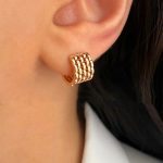 گوشواره ژوپینگ مدل رولکسی