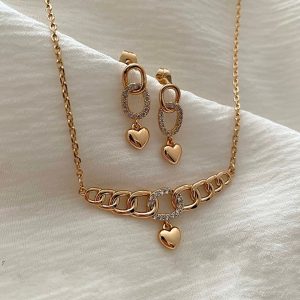 نیمست ژوپینگ مدل کارتیر با آویز قلبی