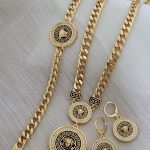 ست سرویس طرح طلا مدل ورساچه